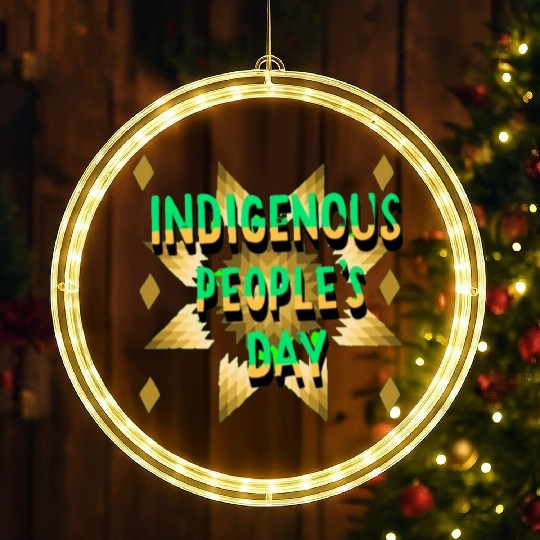 Indigenous People Logos LED Christmas Window Lights