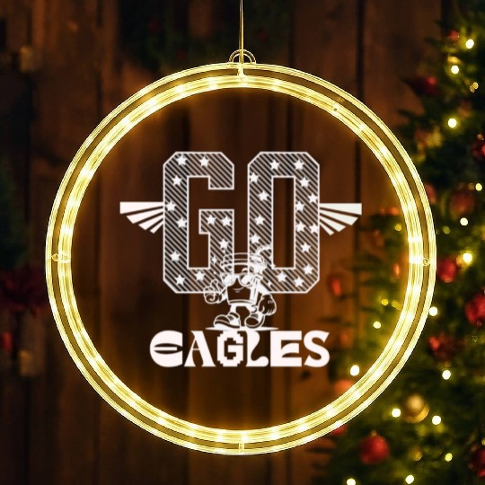 Go Wildcats Team Spirit Gift for Men, Women, Boys, LED Christmas Window Lights