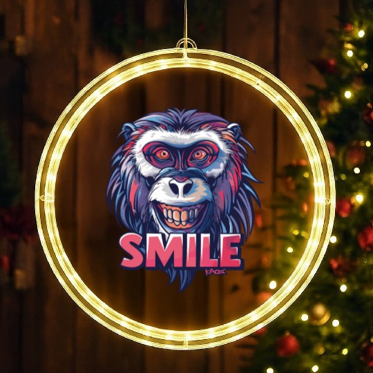 The Smile Monkey LED Christmas Window Lights