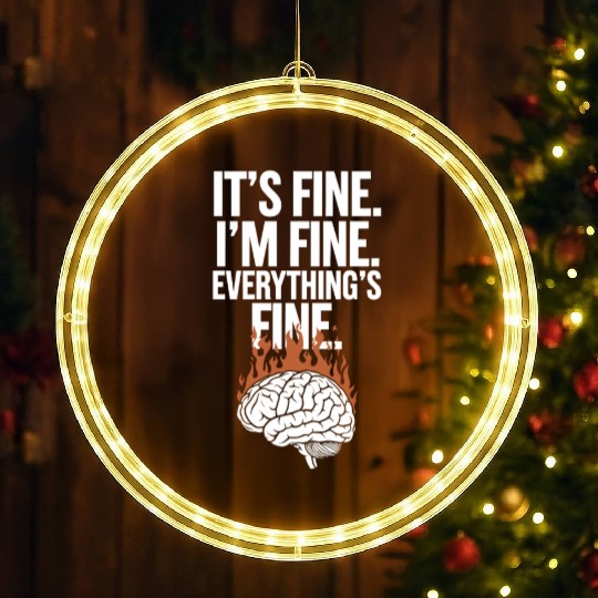Understanding Psychology Mind and Behavior LED Christmas Window Lights