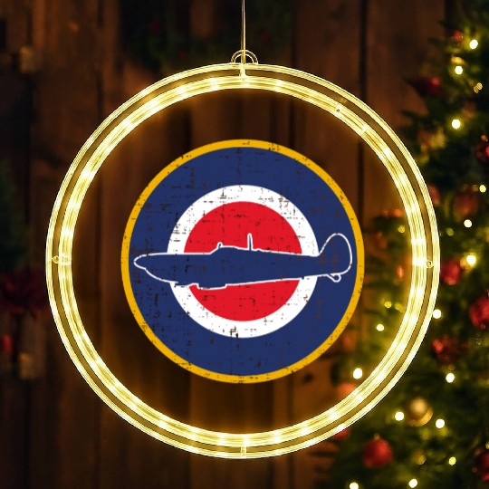 Supermarine Spitfire: Icon of the Skies LED Christmas Window Lights