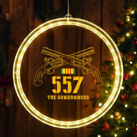 Guardians of Order: US 557th Military Police LED Christmas Window Lights