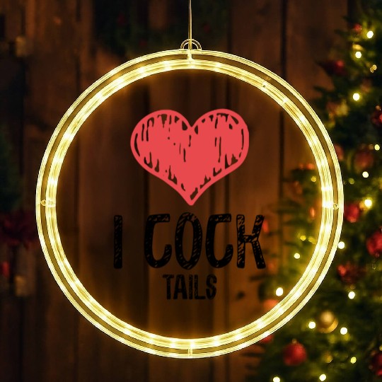 Funny I Love Cocktails 3 LED Christmas Window Lights