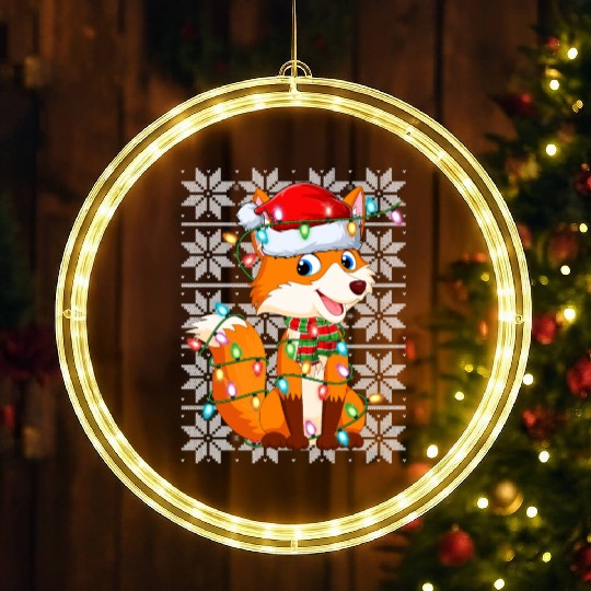 Fox Christmas Lights LED Christmas Window Lights