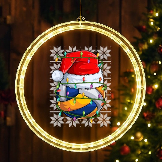 Volleyball Christmas Lights LED Christmas Window Lights