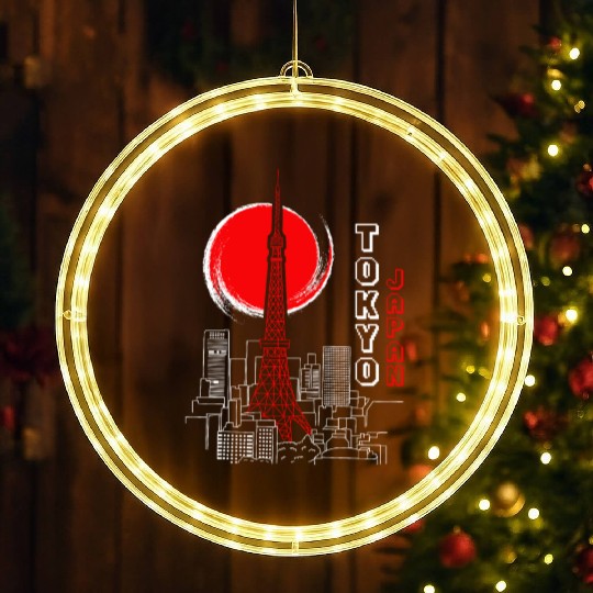 Comic Retro Tokyo Japan Aesthetic Street Japanese LED Christmas Window Lights