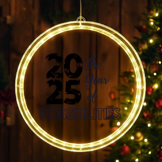 2025 The Year of Possibilities LED Christmas Window Lights