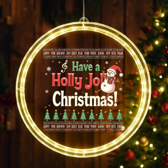 Have a holly joy christmas LED Christmas Window Lights