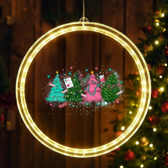 Christmas Tree, Merry Christmas LED Christmas Window Lights