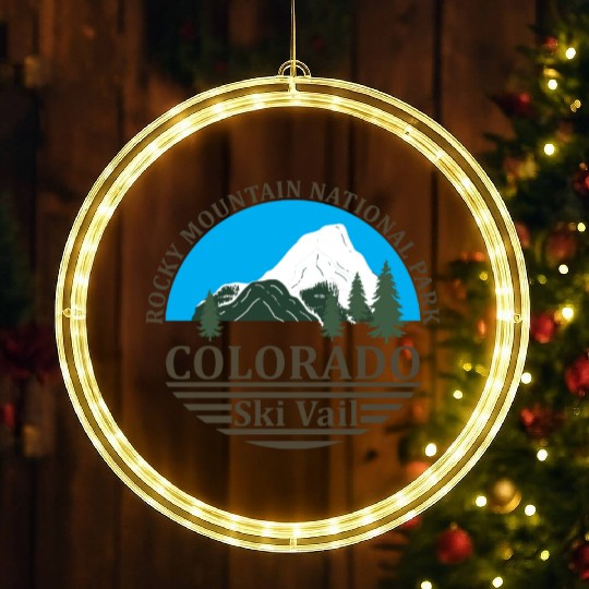 Vail Colorado ski resort LED Christmas Window Lights