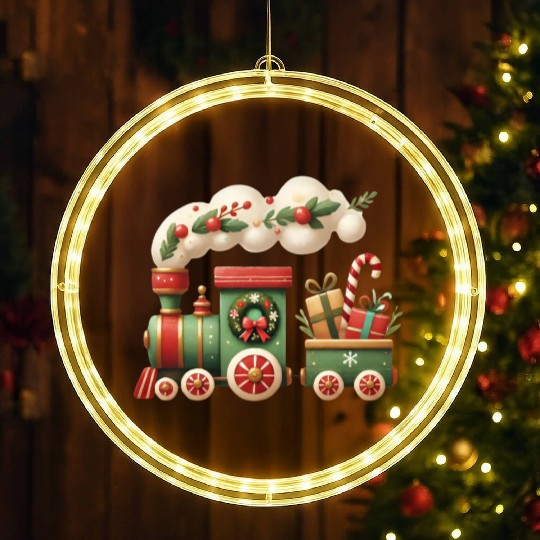 Merry christmas, Christmas Retro LED Christmas Window Lights