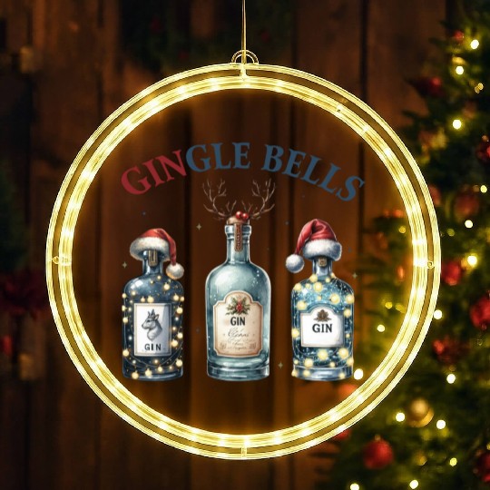 Merry Christmas, Christmas Vintage LED Christmas Window Lights