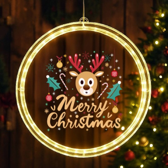 Christmas Reindeer LED Christmas Window Lights