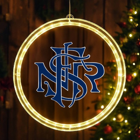 Our Lady of the Rosary of Fátima - NSRF monogram LED Christmas Window Lights