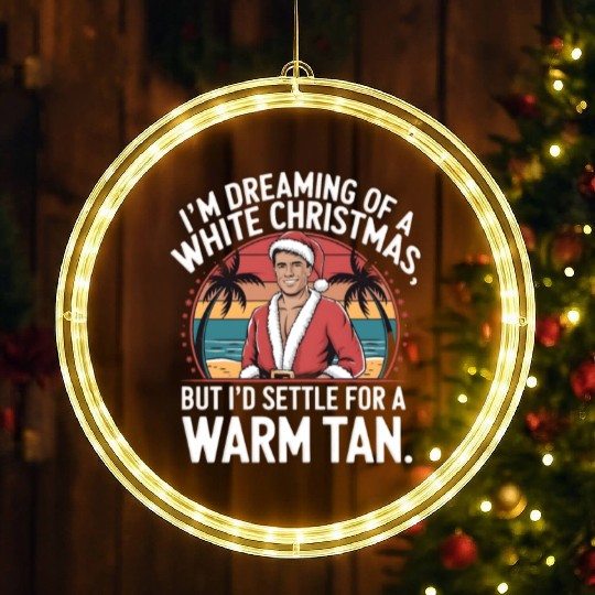 I'm dreaming of a white Christmas LED Christmas Window Lights