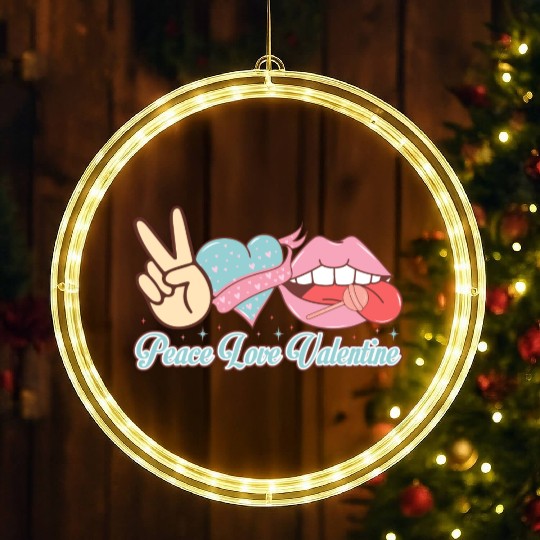 Valentines Day, Valentine Retro LED Christmas Window Lights