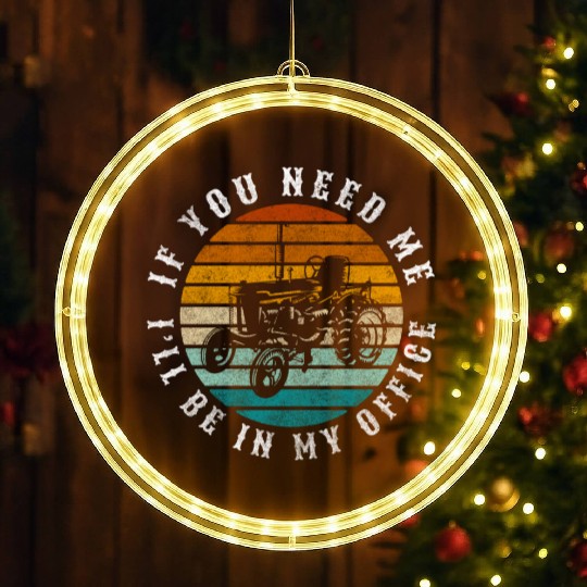 Agriculture Fields Farm Egg Demonstrating LED Christmas Window Lights