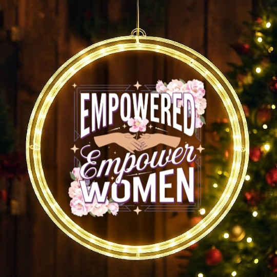strength in sisterhood LED Christmas Window Lights