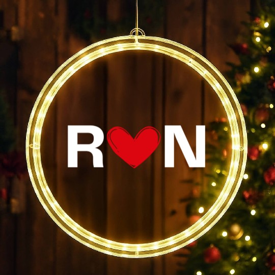 Valentine’s Day for Fitness Lovers Running gifts LED Christmas Window Lights