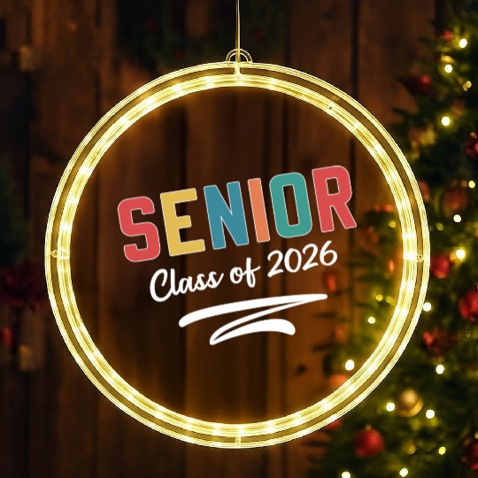 Senior Class of 2026 Graduation Senior LED Christmas Window Lights