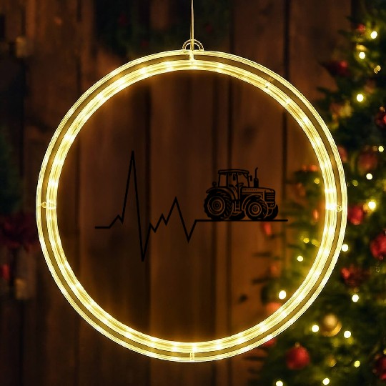Heartbeat agriculture farmer LED Christmas Window Lights