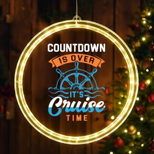 The Countdown Is Over - It’s Cruise Time! LED Christmas Window Lights