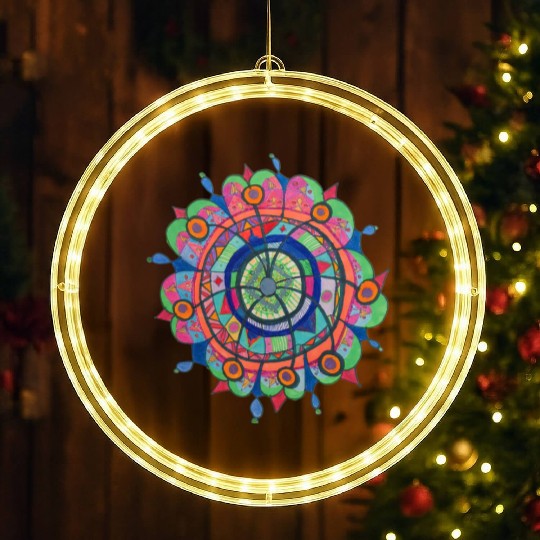 Jmur mandala LED Christmas Window Lights