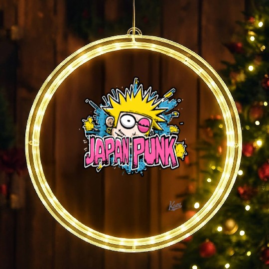 Music Rebel – Japan Punk Vibes LED Christmas Window Lights