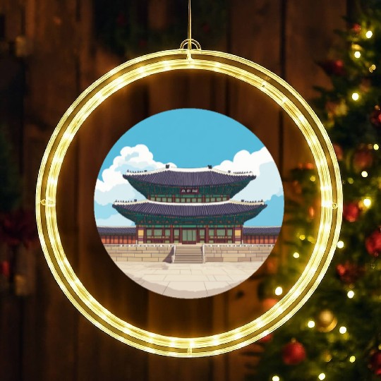 Old school Chinese kung fu LED Christmas Window Lights