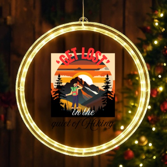 Sundown Hiking LED Christmas Window Lights