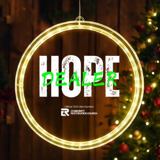Hope Dealer Green LED Christmas Window Lights