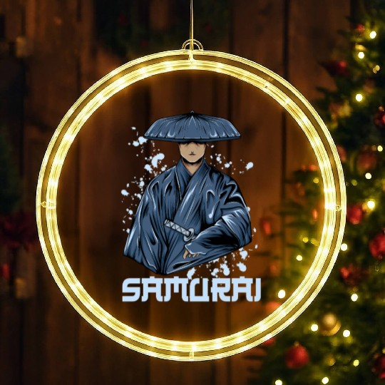 Samurai warriors LED Christmas Window Lights