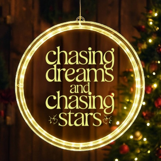 Sagittarius Zodiac Chasing Dreams And Chasing LED Christmas Window Lights