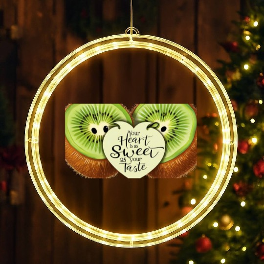 Your Heart is Sweet as Your Taste – Kiwi Love LED Christmas Window Lights
