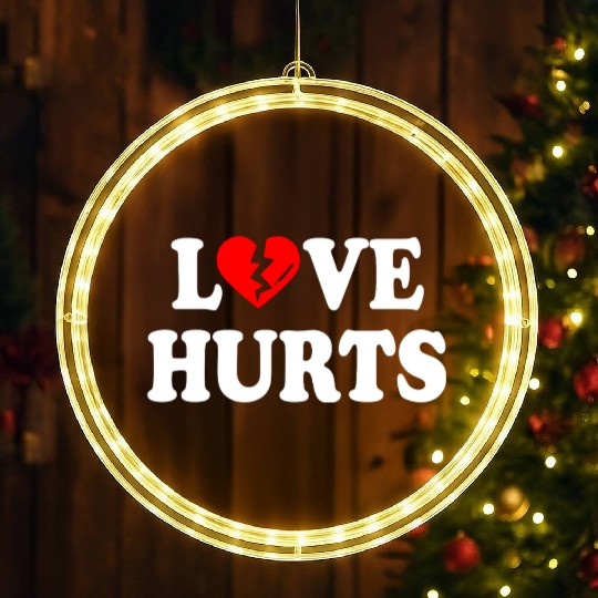 love hurts LED Christmas Window Lights