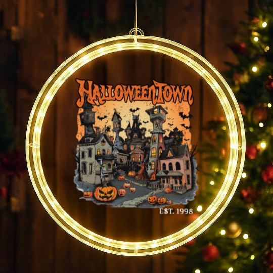 Halloween Town LED Christmas Window Lights