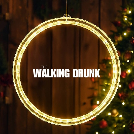 The Walking Drunk LED Christmas Window Lights