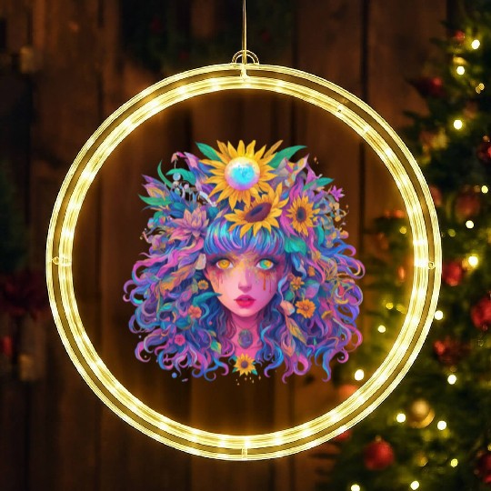 Sunflower seeds LED Christmas Window Lights