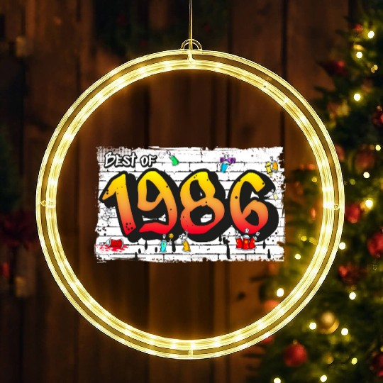 Best of 1986 Graffiti – 39 Years of Urban Attitude LED Christmas Window Lights