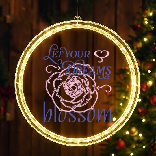 Dreams Blossom Floral Design LED Christmas Window Lights