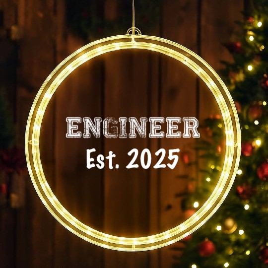 Engineer Graduation - Engineer Established 2025 LED Christmas Window Lights