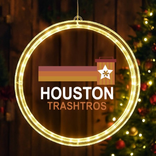 Houston Trashtros Asterisks LED Christmas Window Lights