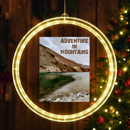 ADVENTURE IN MOUNTAINS LED Christmas Window Lights