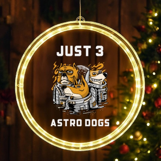 Just 3 Astro Dogs Best Selling LED Christmas Window Lights