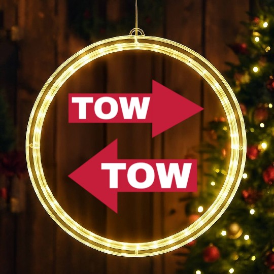 tow arrow red moving automotive because racecar LED Christmas Window Lights