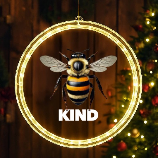 Bumble bee kind cute birthday present LED Christmas Window Lights