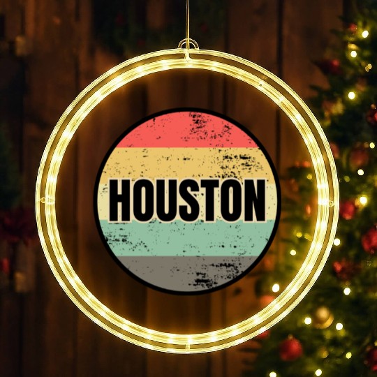 Houston LED Christmas Window Lights