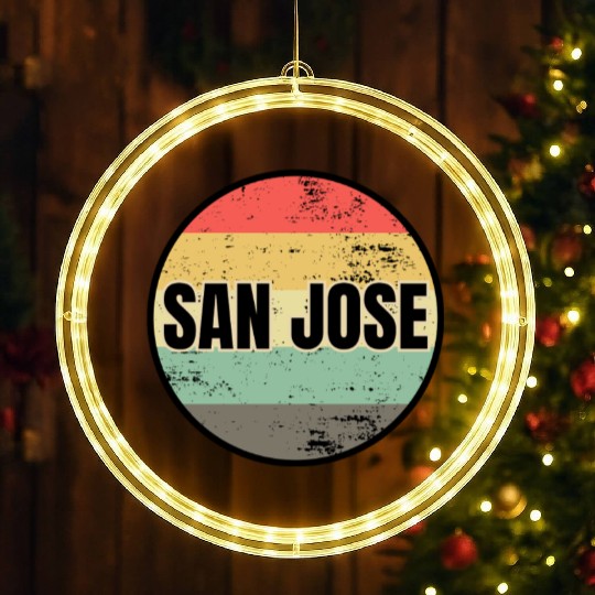 San Jose LED Christmas Window Lights