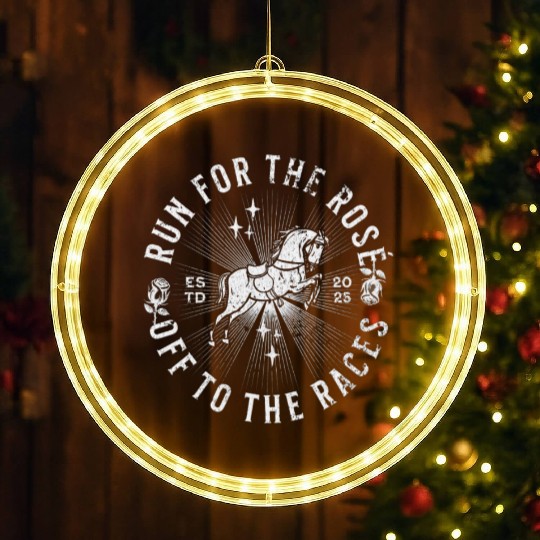 Run for the Rose LED Christmas Window Lights