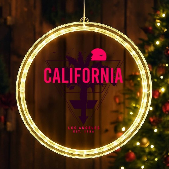 California Est 1986 LED Christmas Window Lights